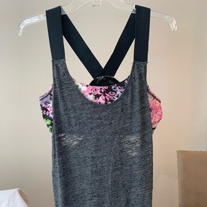 Cynthia Rowley-Top w/ built in sports bra-Size L